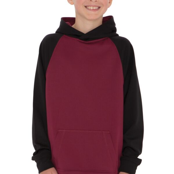 ATC GAME DAYFLEECE TWO TONE HOODED YOUTH SWEATSHIRT. Thumbnail